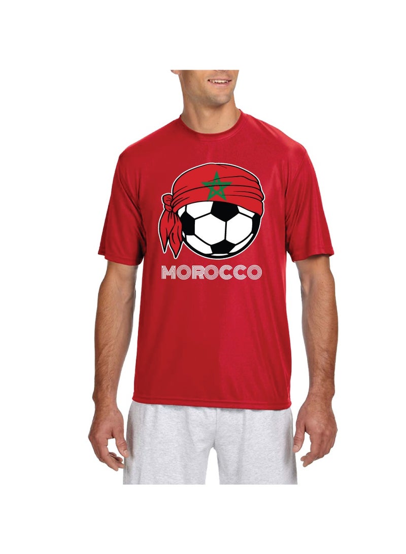 Morocco Sports Dry Fit T-Shirt - Soccer Team Printed T-Shirts - Team Jersey T Shirts for Men and Women - Combo Pack  - Image 2