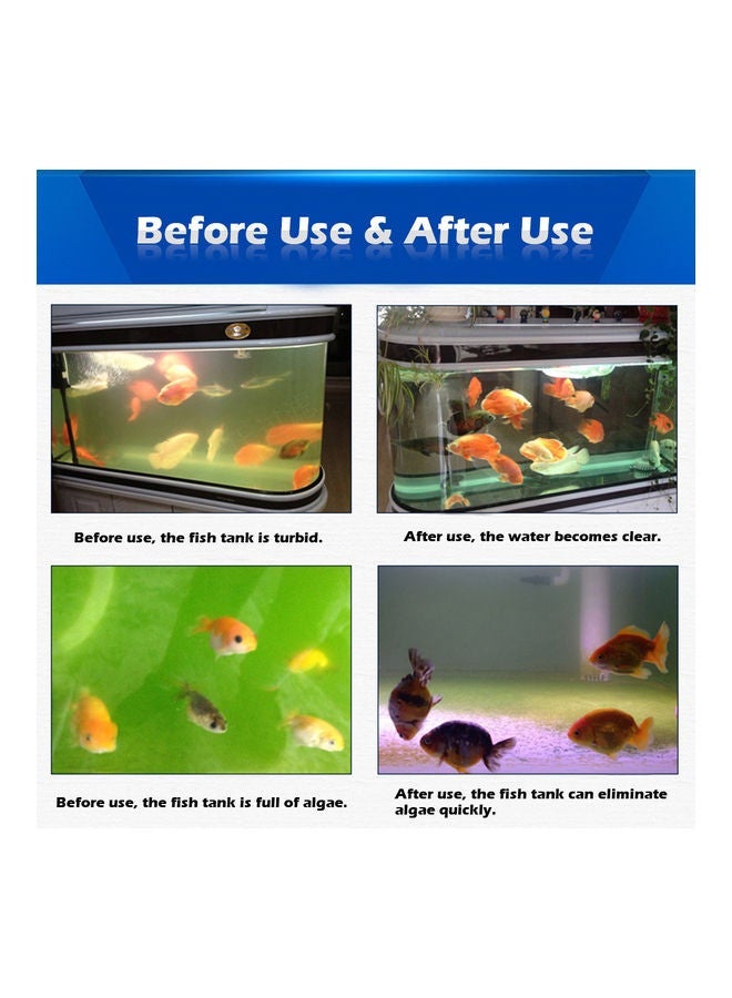 NIBEMINENT 7W UV Light Sterilizer Lamp For Aquarium Blue - Image 4