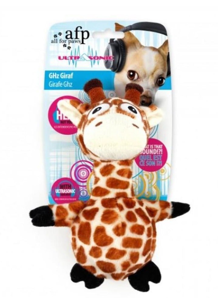all for paws Ultrasonic Giraffe Dog Toy