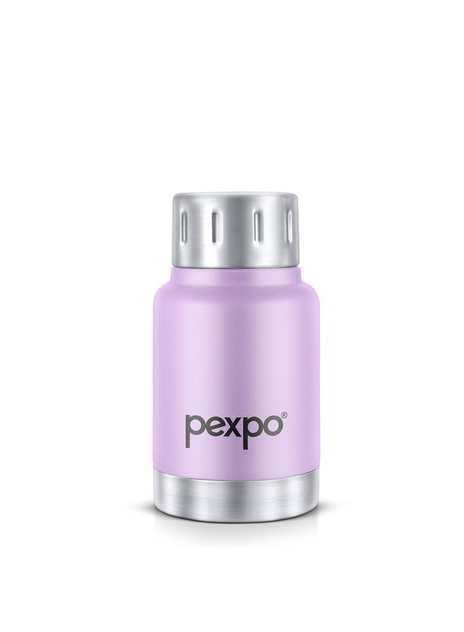 Pexpo Cameo Vacuum Insulated 160ml Stainless Steel Water Bottle - Orchid Purple | Hot & Cold Upto 4-5 Hours | Leak of | Office, School, Gym & Travelling|Men, Women & Kids| RCB Edition - Image 1