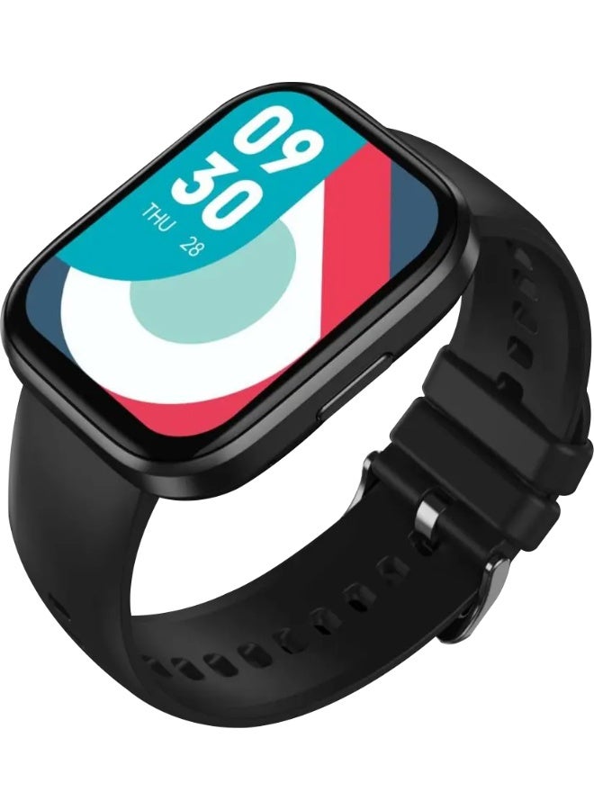 Buddy Smart Watch Prime V6 , 1.96" TFT Touch Screen , Bluetooth V5.0 , IPX7 Water Resistance , 300 mAh Battery ,Rubber Strap, Black - Image 1