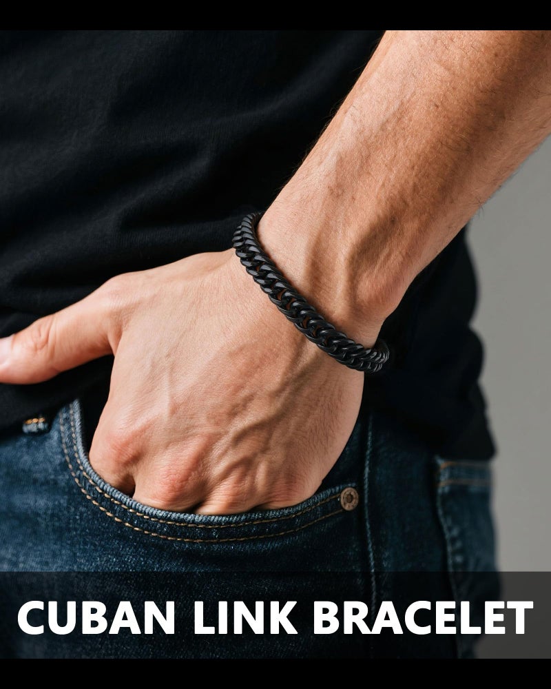 UNGENT THEM Promise Bracelet Gifts for Him Boyfriend Birthday Anniversary Men I Love You Cute Sweetest Valentines Christmas Romantic Gifts for BF Husband Ideas - Image 2