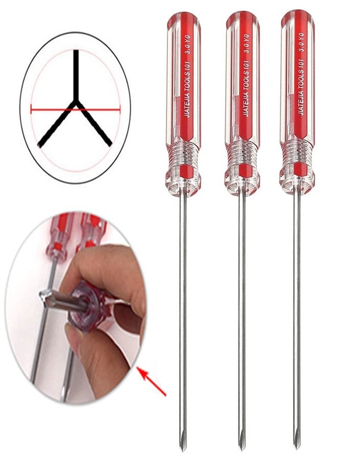 اتول مارت مفك براغي ثلاثي الأجنحة من يو تول مارت، طرف مغناطيسي على شكل حرف Y، 3 مم، عمود من الفولاذ الكربوني 75 مم، لجهاز تحكم ألعاب نينتندو، لإصلاح الهاتف - Image 4