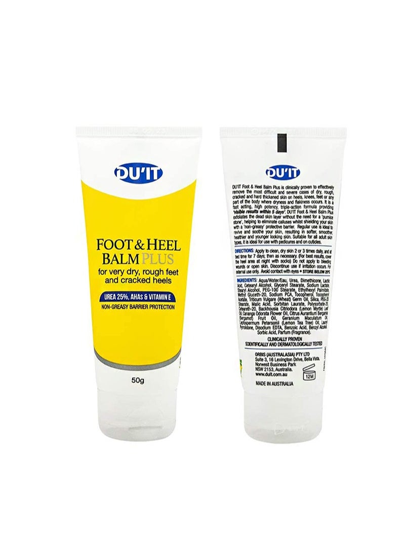 DU'IT - Foot & Heel Balm Plus 50ml，Quick Relief For Dry And Cracked Feet - Image 1