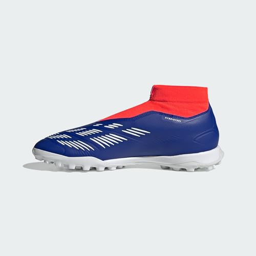 adidas League Laceless Turf Sneaker, Lucid Blue/White/Solar Red, 8 - Image 2
