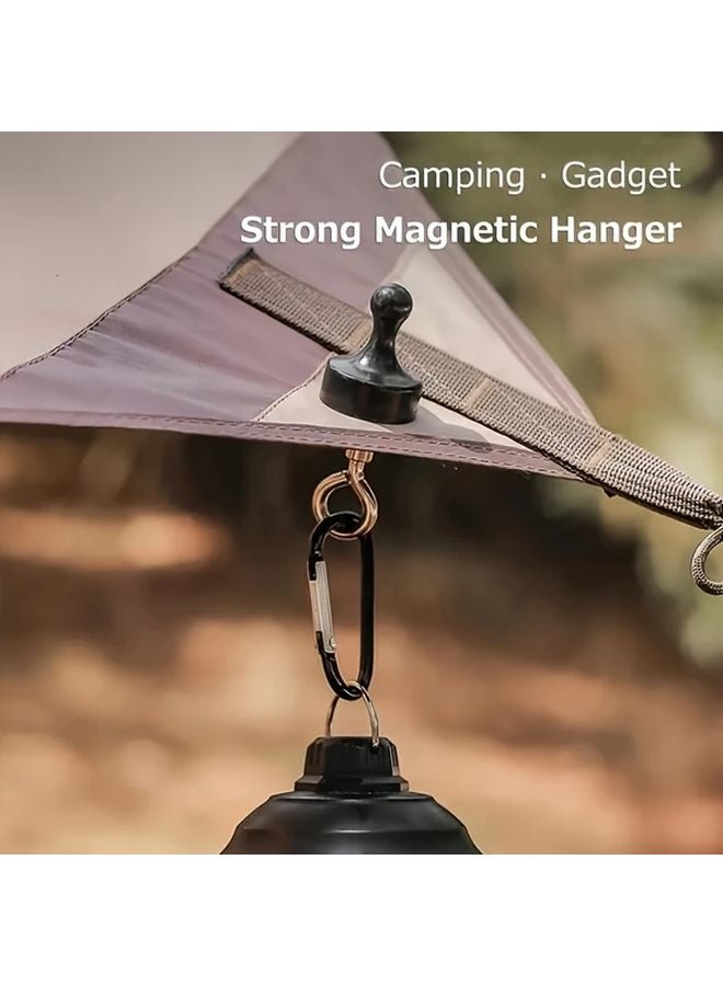 2pcs Magnetic Camping Hooks with Safety Lock for Tent Canopy Gear Outdoor Adventure - Image 3