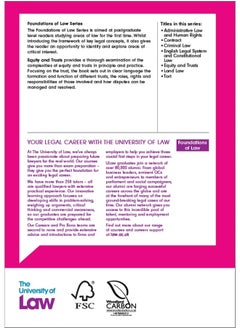 Foundations of Law - Equity and Trusts  - Image 2