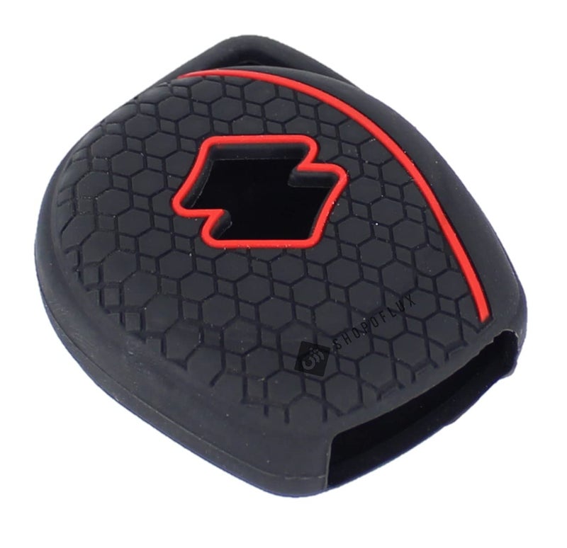Shopoflux® Silicone Key Cover Compitable with Swift | Wagonr | Celerio | Swift Dzire | Alto | Fronx | Breza | S Presso | Ignis 2 Button Remote Key (Black) (2) - Image 5