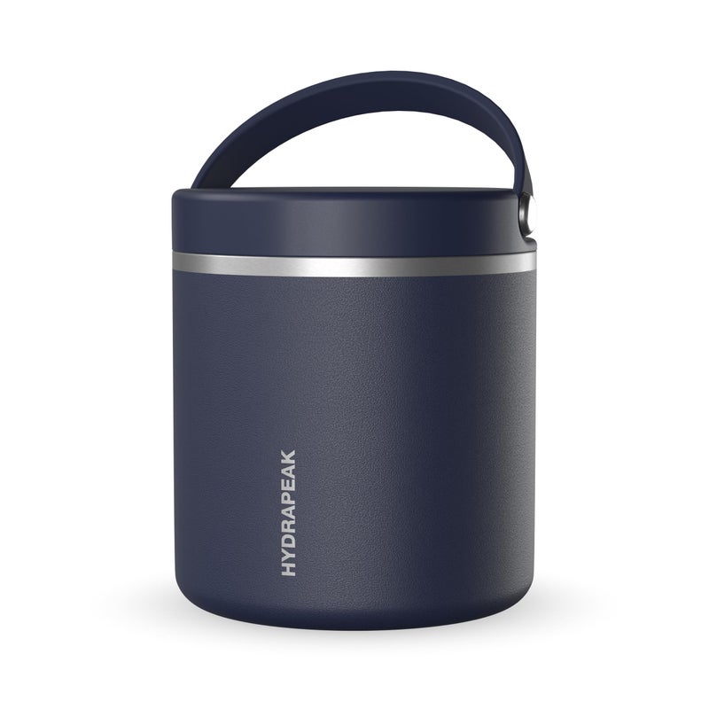 Hydrapeak 25oz Stainless Steel Vacuum Insulated Food Jar | for Hot Food and Cold Food, Wide Mouth Leak-Proof Soup for Adults, 10 Hours Hot and 16 Hours Cold (Navy) - Image 1