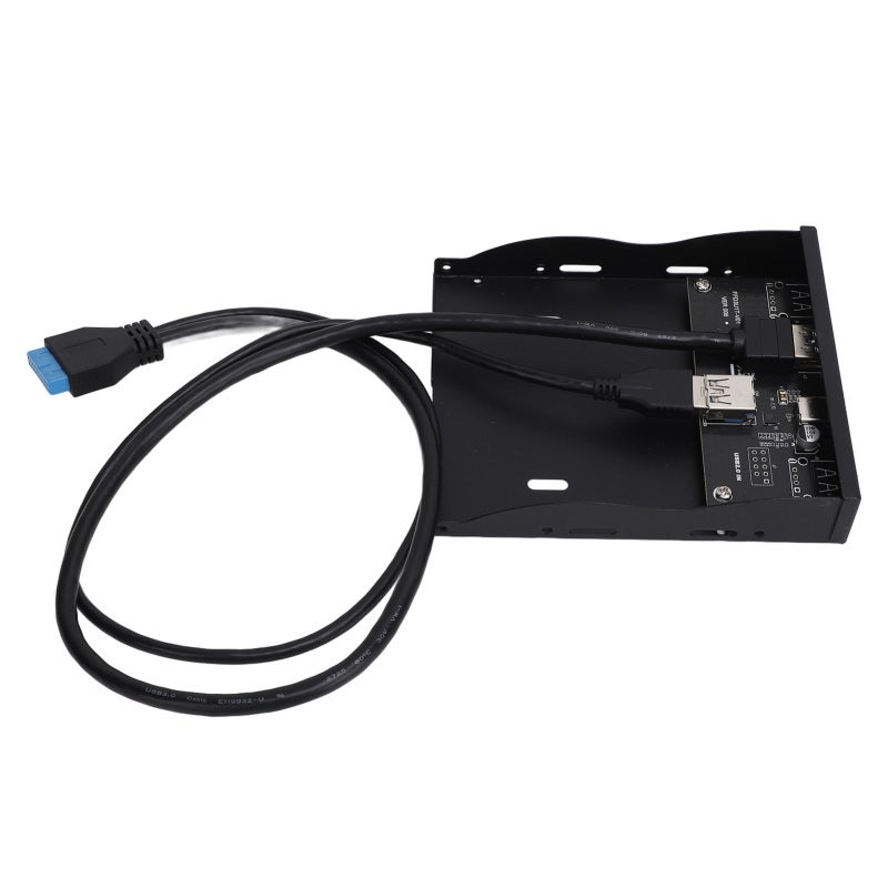 اس اس موزع لوحة أمامية USB 3.0 بسرعة 5 جيجابت/ثانية USB 3.2 GEN1 مع منفذ Type C ومنفذ USB 3.0A - حماية أمان متعددة لفتحة الأقراص المرنة للحاسوب المكتبي - Image 5