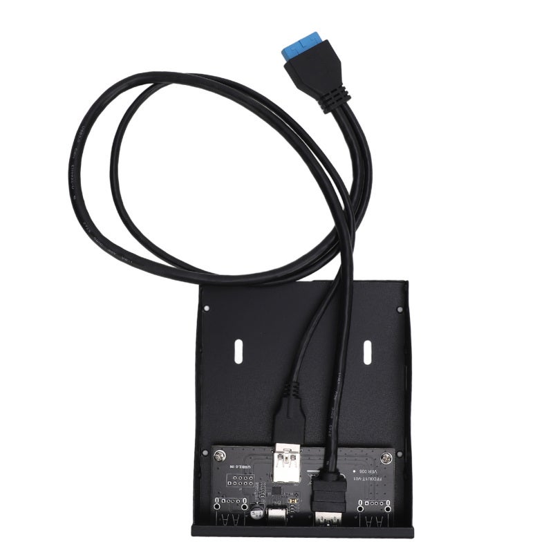 اس اس موزع لوحة أمامية USB 3.0 بسرعة 5 جيجابت/ثانية USB 3.2 GEN1 مع منفذ Type C ومنفذ USB 3.0A - حماية أمان متعددة لفتحة الأقراص المرنة للحاسوب المكتبي - Image 3
