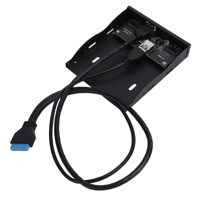 اس اس موزع لوحة أمامية USB 3.0 بسرعة 5 جيجابت/ثانية USB 3.2 GEN1 مع منفذ Type C ومنفذ USB 3.0A - حماية أمان متعددة لفتحة الأقراص المرنة للحاسوب المكتبي - Image 4