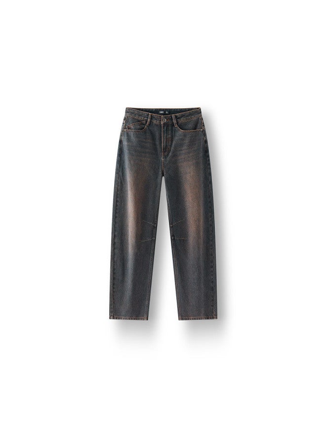 Semir Women's Jeans, Distressed Loose-fit Banana Pants, High Street, Winter 2025, Brushed Knife Pants, Rustic Style, 109725124007 - Image 4