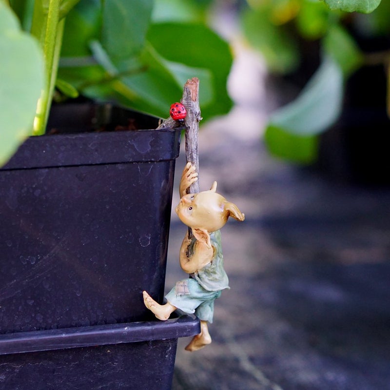 Top Collection 4383 Miniature Fairy & Terrarium Garden Pixie Flower Pot Hugger Statue, Small - Image 3