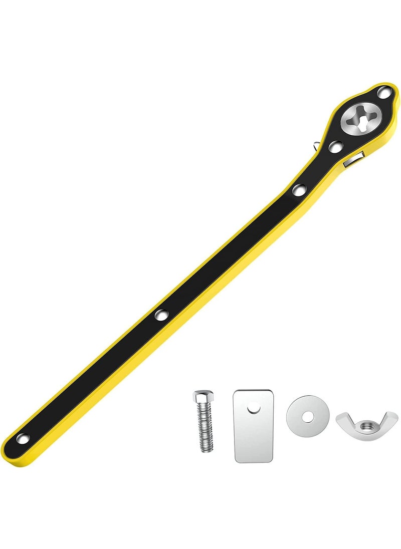 REWOP REWOP Universal Car Jack Ratchet Wrench 360 forward and reverse knob LaborSaving design Scissor Jack Lift Speed Handle Tool Jack Lug Handle Tool Tire Wheel Jack Wrench  - Image 1