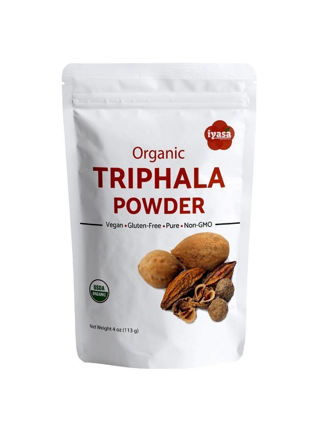 Iyasa Holistics مسحوق تريفالا العضوي من إياسا هوليستكس، غذاء خارق من الأيورفيدا، تطهير طبيعي للجسم، منظف للأمعاء، ملين عشبي، 4 أونصات 113 جرام - Image 1