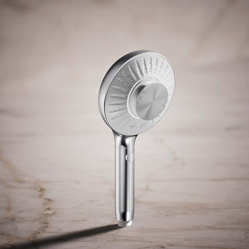 KOHLER K28682GCP SpaViva TwoFunction Handheld Showerhead Includes Cleansing Device with Four Attachments Face Body Brush Body Scrubber Body Massager 175 GPM Polished Chrome - Image 3