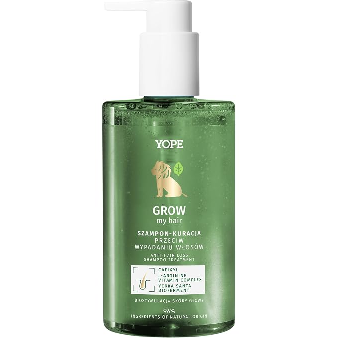 YOPE Hair Loss Shampoo | Play My Hair with Vitamins and L-Arginine | For Weak, Thin and Thin Hair | Natural, Vegan and Dermatologically Tested | 300 ml - Image 1