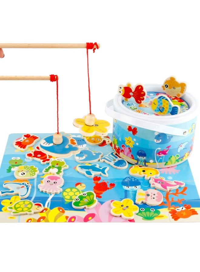 general Wooden Magnetic Fishing Set
