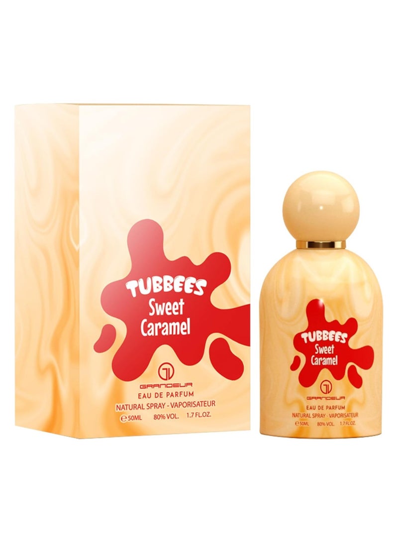 Grandeur Tubbees Perfume 50ML - SWEET CARAMEL  Unisex Kid-Friendly Gourmand-Inspired Fragrance - Image 3