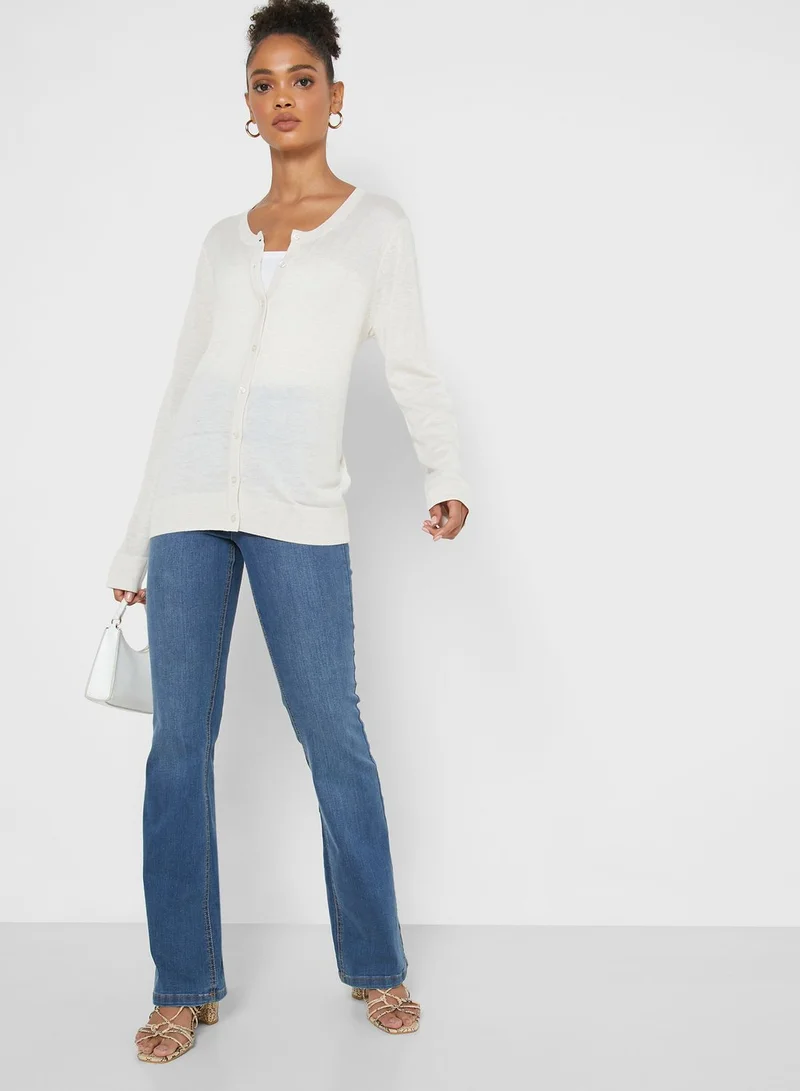 French Connection Klarise Button Down Cardigan