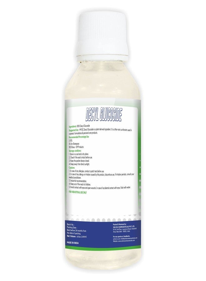 ميوك مايوك ديسيل جلوكوسيد - 8.11 أونصة سائلة، ديسيل جلوكوسيد من الدرجة التجميلية، ديسيل جلوكوسيد عامل سطحي، ديسيل جلوكوسيد للبشرة، ديسيل جلوكوسيد للشعر، ديسيل جلوكوسيد لصنع مستحضرات التجميل، ديسيل جلوكوسيد بالجملة - Image 2