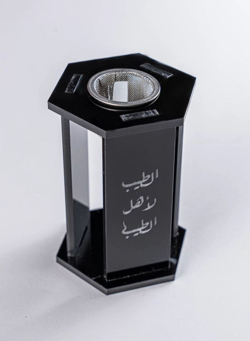 ماركة غير محددة مكونات عالية الجودة، بما في ذلك 3 صناديق فحم للبخور والعود، وموقد أكريليك، و3 شرائط ألومنيوم قابلة للطي لدعم مستقر، وملقط فحم للتعامل الآمن، وزجاجة فحم سوداء للتخزين الآمن، وحقيبة عملية، و3 شاشات شبكية من الألومنيوم لحرق فعال.  - Image 2