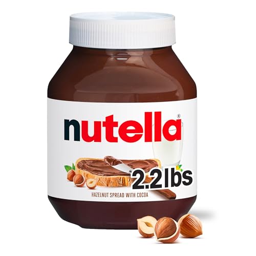 Nutella Hazelnut Spread with Cocoa, Creamy Hazelnut Spread, Breakfast Favorite, 35.3 oz Jar - Image 3