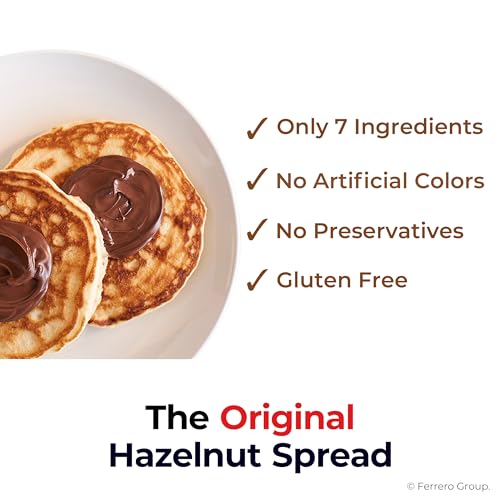 Nutella Hazelnut Spread with Cocoa, Creamy Hazelnut Spread, Breakfast Favorite, 35.3 oz Jar - Image 5
