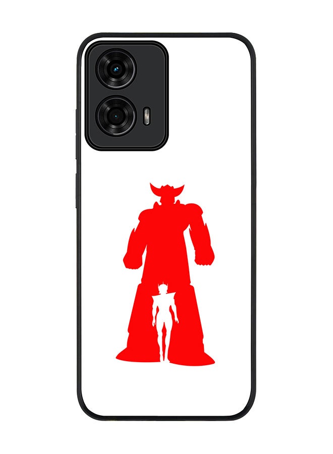 Stylizedd For Motorola Moto G04 / G04s Case,Slim fit Camera Protection, Shockproof Thin Phone cover - Grendizer (White) - Image 1