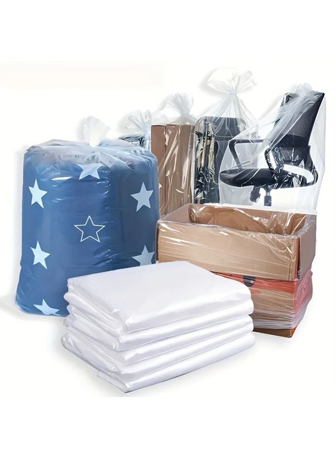 100 Pcs Heavy Duty Clear Plastic Storage Bags With Secure Seal For Blankets Bedding Wardrobe - Image 4