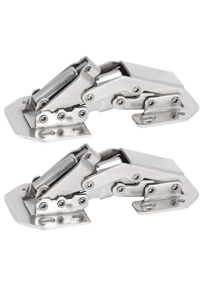 Thoraya 2Set Buffer Hinge Bridge Shaped Damping Hinge Set for Closet Cabinet Wardrobe Furniture  - Image 5