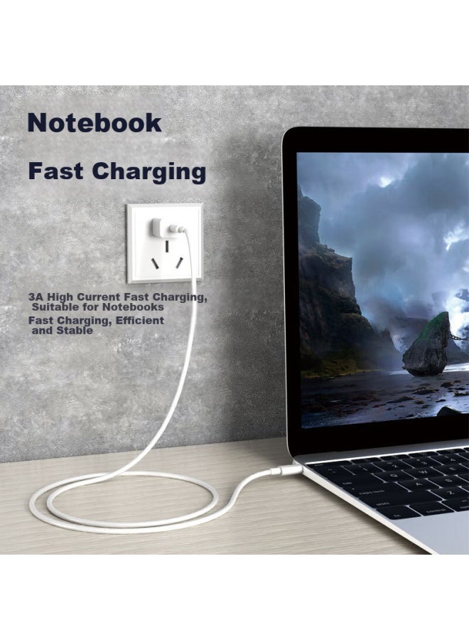 Zitai Suitable For Apple 16/15 Data Cable, Double-ended Pd60w Fast Charging Cable, C To C Charging Cable, For Apple Ipad/macbook Laptops, Huawei, Xiaomi Phones, 1 Meter, White - Image 4