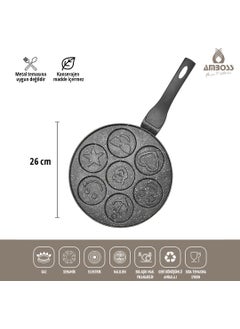 AMBOSS 3 Piece Sunday Emoji Pancake Pan Set  - Image 4