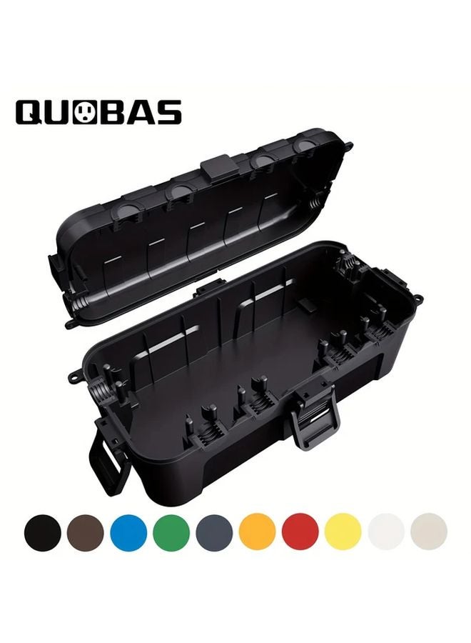 Green Outdoor Junction Box with Removable Cover Extension Cord Safety Power Strip Timer Socket Ideal for Christmas Decorations - Image 2