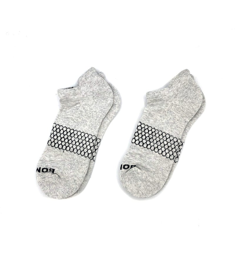 Bombas Women's Original Best Ankle Socks Solid Neon Tipping Osprey Grey (Medium size (size 8-10.5)) - Image 2