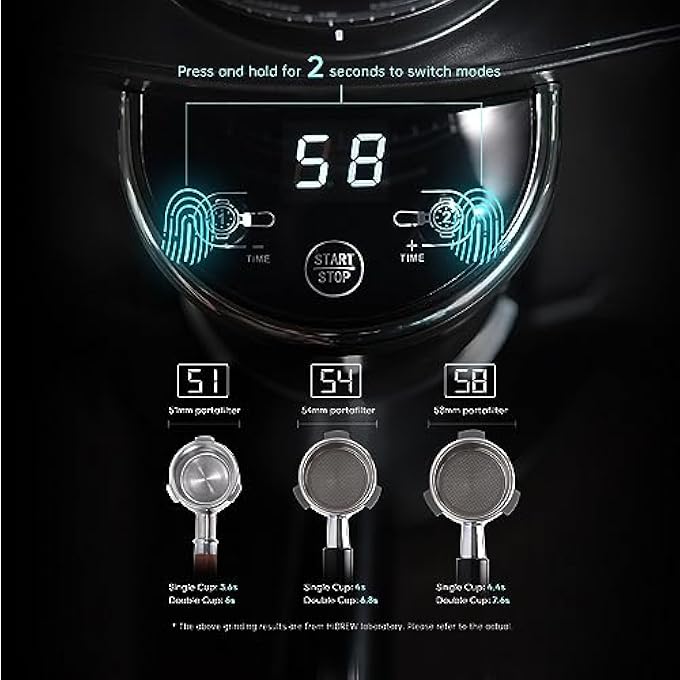 HiBREW G3 Coffee Bean Grinder With 31 Gears Precise Setting Automatic Burr Mill Electric Grinder For TurkishEspressoMochaDripPour OverFrench Press - Image 3