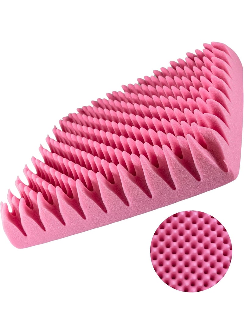 Vakly Convoluted Foam Egg Crate Seat Cushion 4 Inch Thick Pillow 18x16x4 Inches For Added Padding and Comfort on a Wheelchair Car or Office Chair  Chair Pad Measures 18 Wide x 16 Deep x 4 Thick  - Image 5