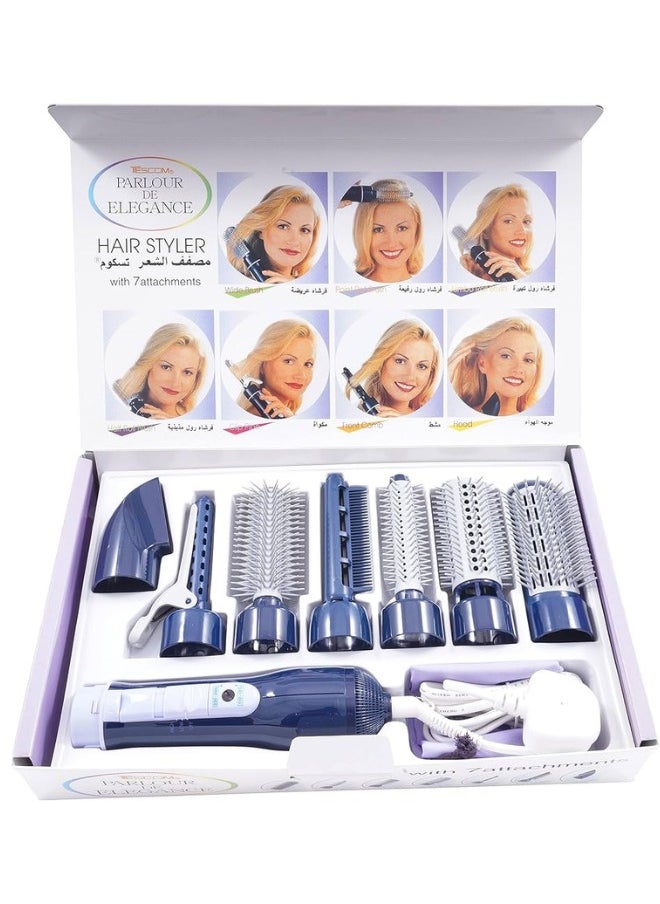 Tescom - Tescom Tescom Hair Styler dryer with 7 attachments - Image 1