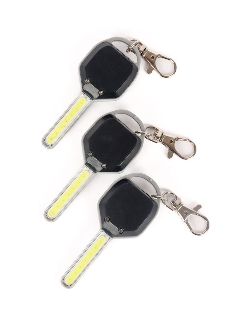 LUSTER 3pc led flashlight in the shape of a car key - Image 1
