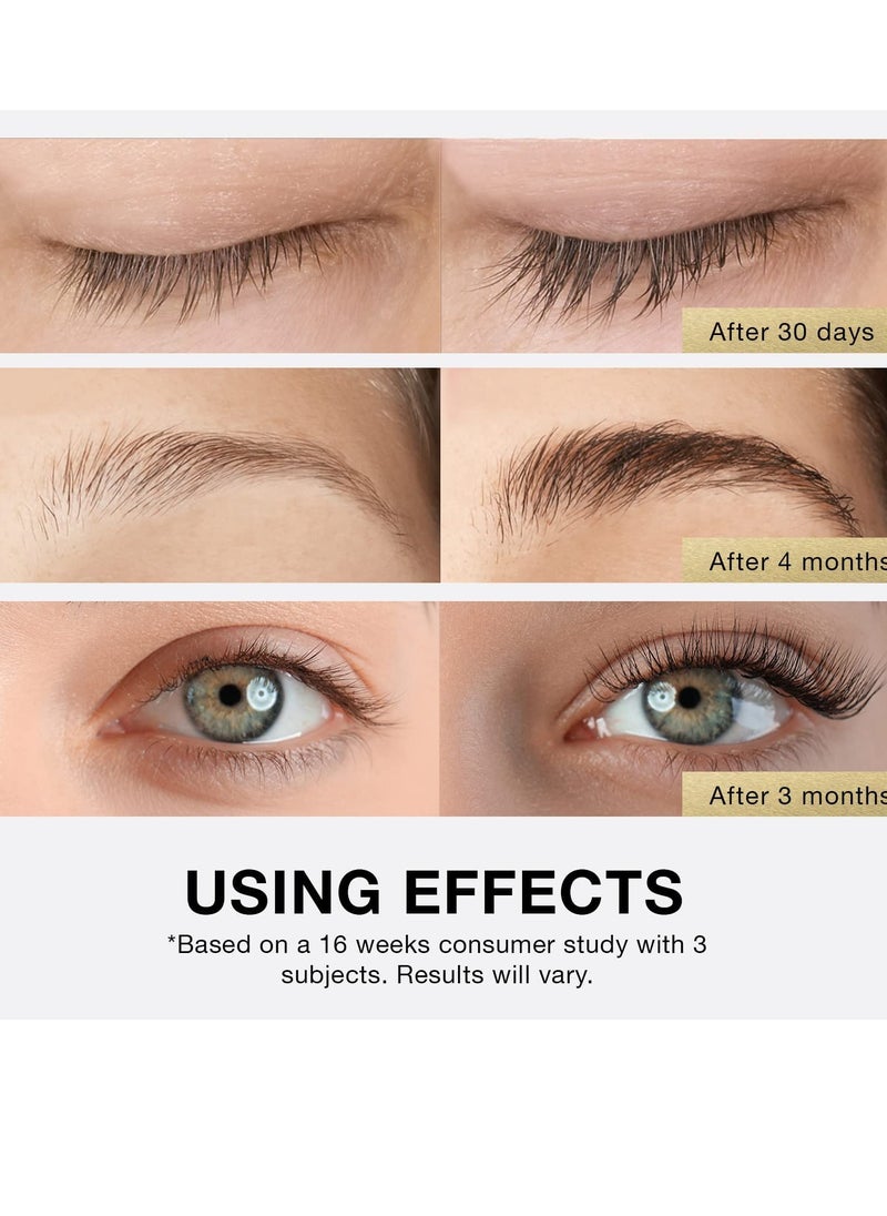 Silksence Lash Enhancing Serum for Eyelash Growth: Lash Serum for Women to Boost Thicker, Fuller, and Longer Lashes 5 ml (Metallic)  - Image 3