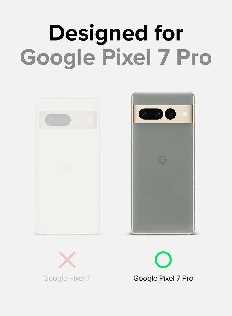 Crystal Clear Transparent Phone Case Google Pixel 7 Pro – Slim Ulta Thin Hard TPU Shockproof Cover, Anti-Yellowing Crystal Clear Protective Back Case with Camera Protection - Image 2