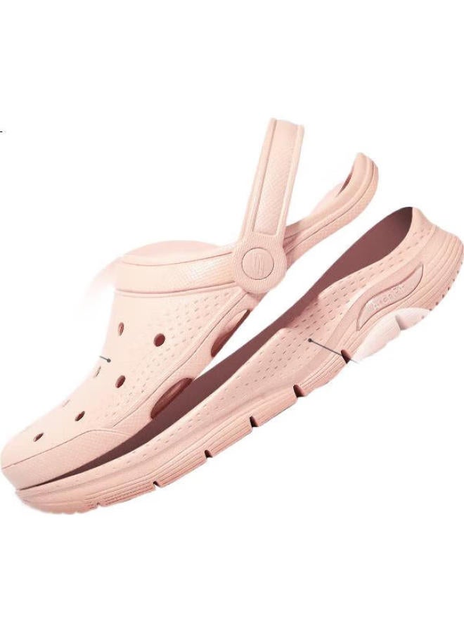 Skechers Bubble Shoes | Summer Couple Hollow Shoes Women'S Beach Slippers Men'S Height Increasing Anti-Odor Breathable - Image 3