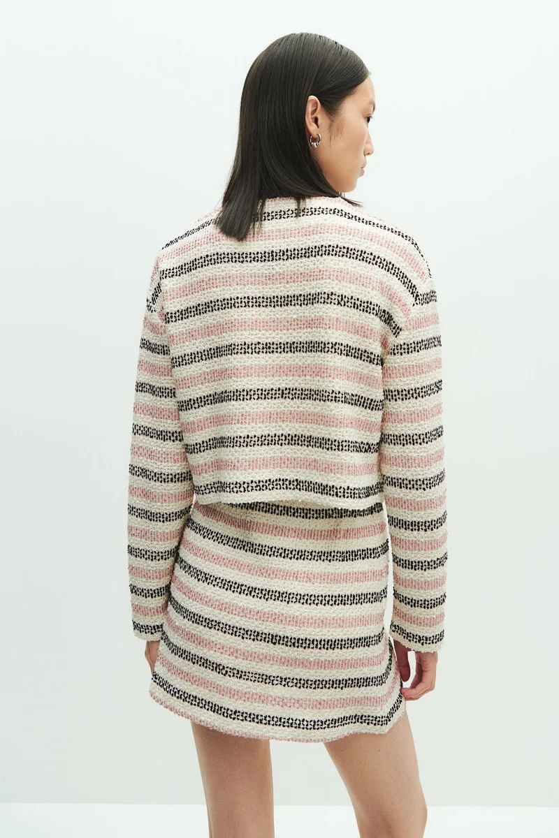 H&M Glittery Textured Cardigan