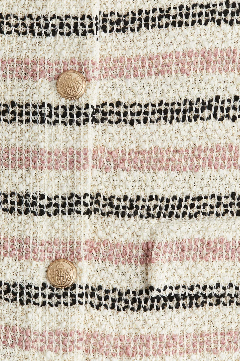 H&M Glittery Textured Cardigan