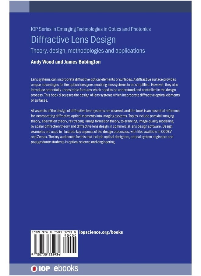 null - Institute of Physics Publishing Diffractive Lens Design: Theory, design, methodologies and applications - Image 1