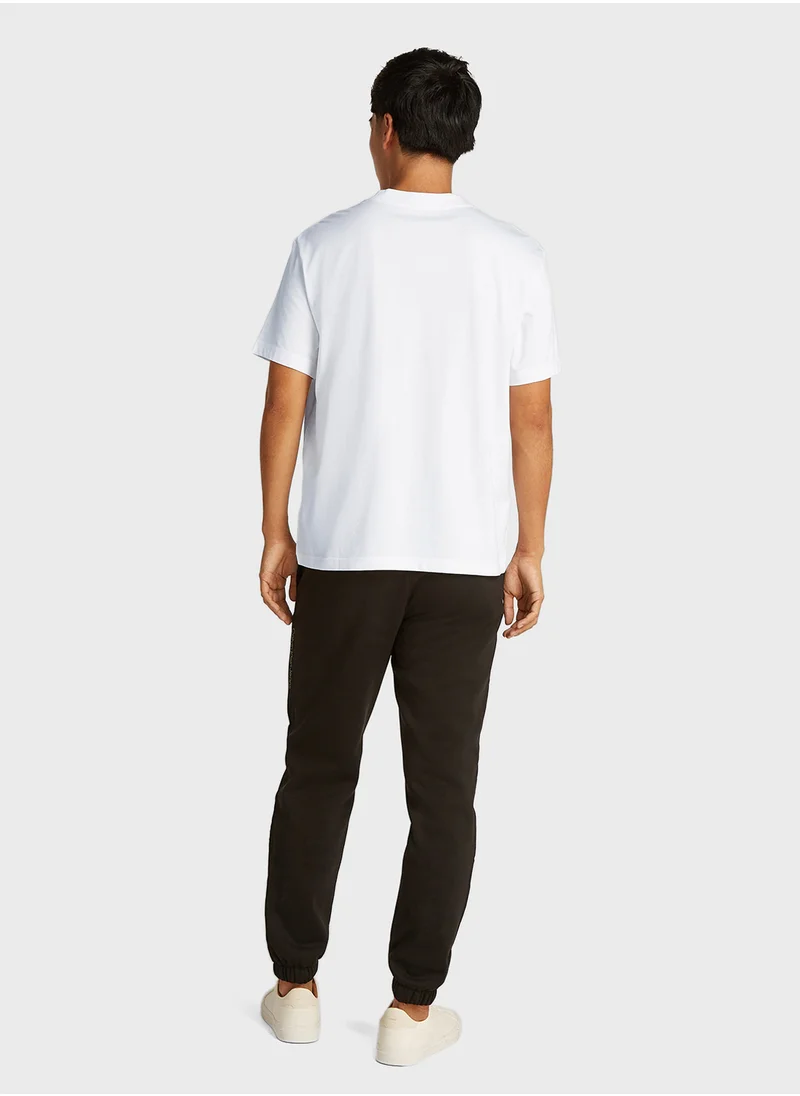 Calvin Klein Jeans Logo Print Crew Neck T-Shirt