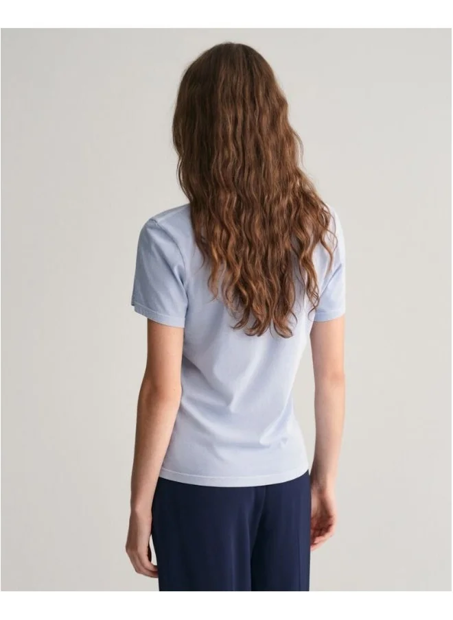 غانت Gant Sunfaded Crew Neck T-Shirt