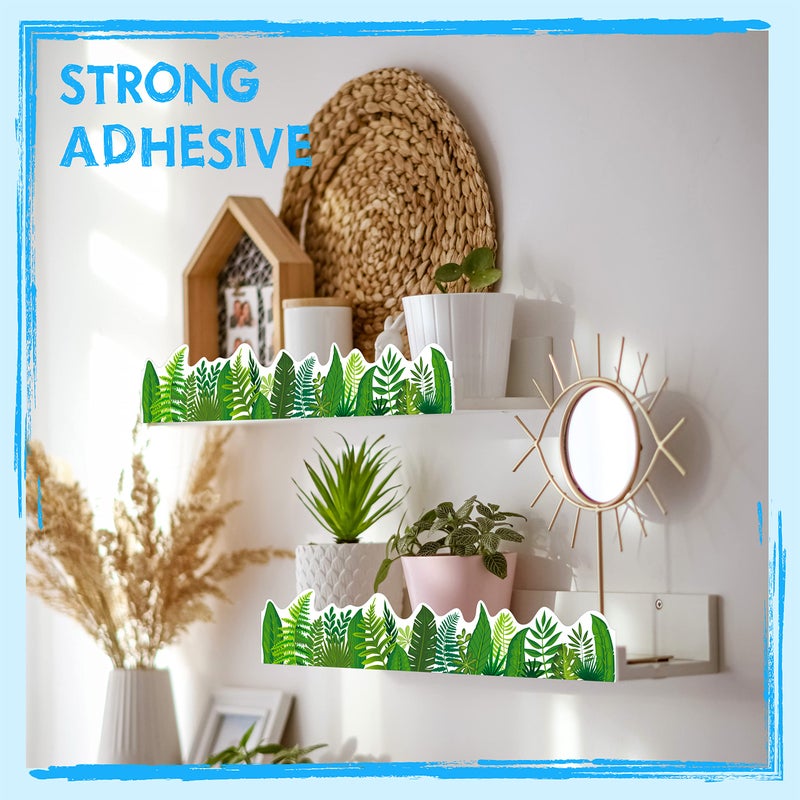 Erke 60 Feet Bulletin Board Borders  Self Adhesive Rolled Border Trim Tropical Leaves Patterns Decoration With Strong & Permanent Adhesive For School  Classroom Offices Wall  Desks  Windows - Image 3