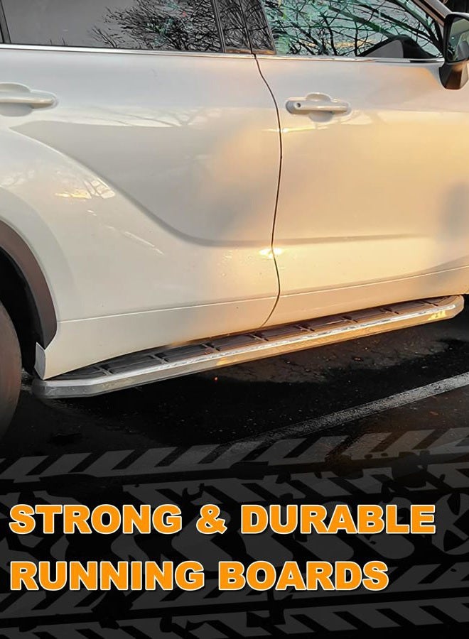 Snailfly Fit for 2020-2025 Toyota Highlander XU70 Running Boards Side Step Rail Board (4.17") - Image 5